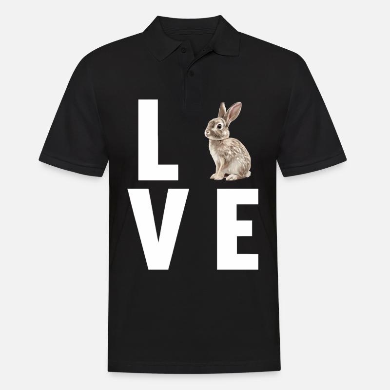 Lapin Lapin - Polo Homme - noir