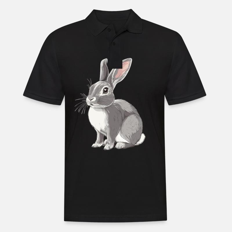 Bunny Bunny - Men's Polo Shirt - black