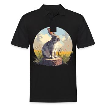 Lapin Lapin - Polo Homme - noir - Devant - Kai (181cm)