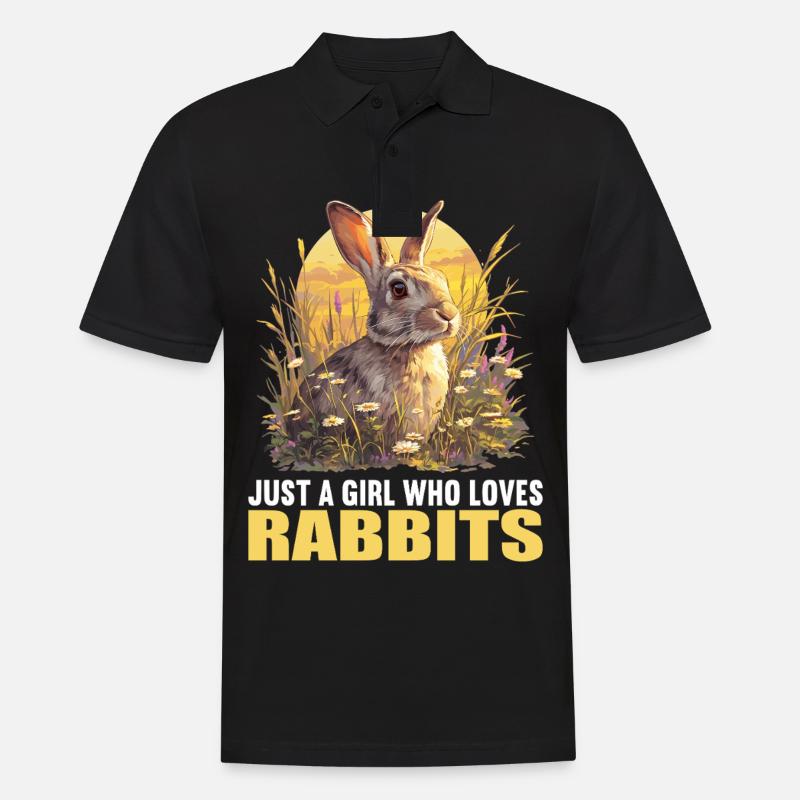 Bunny Bunny - Men's Polo Shirt - black