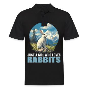 Bunny Bunny - Men's Polo Shirt - black - Front - Kai (181cm)