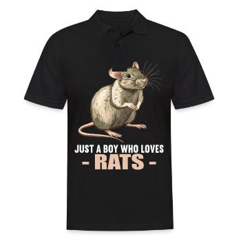 Rat Rat - Polo Homme - noir - Devant - Kai (181cm)