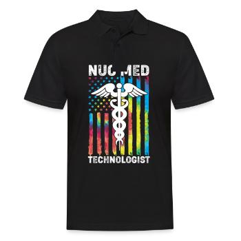 Radiology Nuclear Atom Nuclear Medicine - Men's Polo Shirt - black - Front - Kai (181cm)