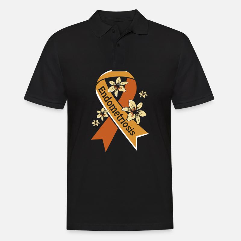 Endometriose Endo - Männer Poloshirt - Schwarz