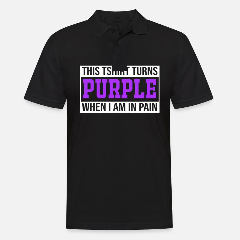 Fibro Fibromyalgie - Männer Poloshirt - Schwarz