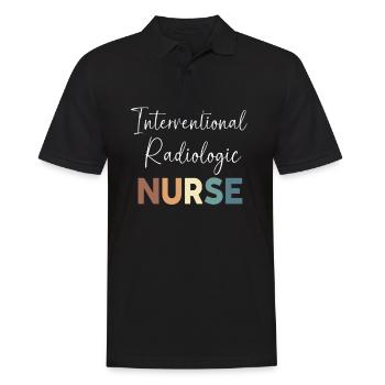 MRI Radiologist Radiology Rad Tech X-ray - Men's Polo Shirt - black - Front - Kai (181cm)