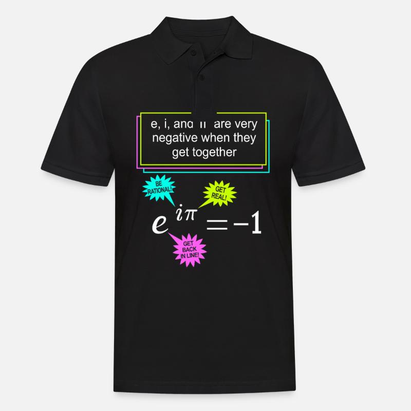 Matematica Matematica Matematica - Polo da uomo - nero