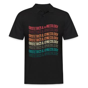 Hebamme Obgyn Frauenheilkunde Geburtshilfe - Männer Poloshirt - Schwarz - Vorne - Kai (181cm)