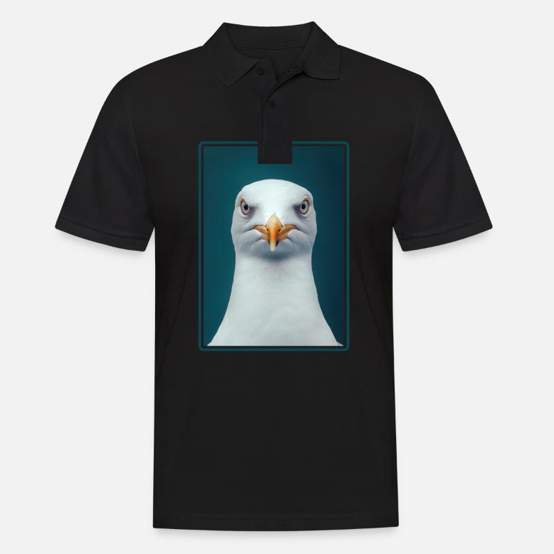 Mouettes Mouette - Polo Homme - noir
