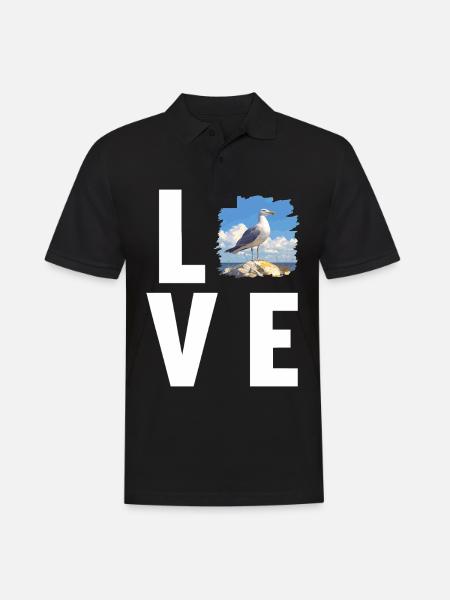 Seagulls Seagull - Men's Polo Shirt - black