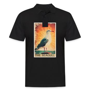 Seagulls Seagull - Men's Polo Shirt - black - Front - Kai (181cm)