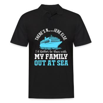 Cruise Cruise Ship - Men's Polo Shirt - black - Front - Kai (181cm)