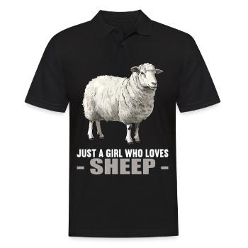 Sheep Sheep - Men's Polo Shirt - black - Front - Kai (181cm)