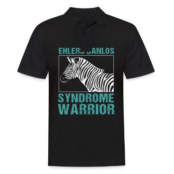 Ehlers-Danlos syndrome EDS HSD - Men's Polo Shirt - black - Front - Kai (181cm)