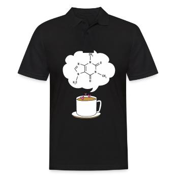 Chemistry Science Physics Laboratory Structural Formula - Men's Polo Shirt - black - Front - Kai (181cm)
