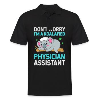 MFA PA Adjoint au médecin Infirmière Adjoint au médecin - Polo Homme - noir - Devant - Kai (181cm)