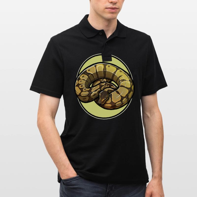 Ball Python King Python King Python Men's Polo Shirt