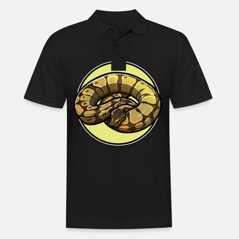 Ball Python Roi Python Roi Python - Polo Homme - noir