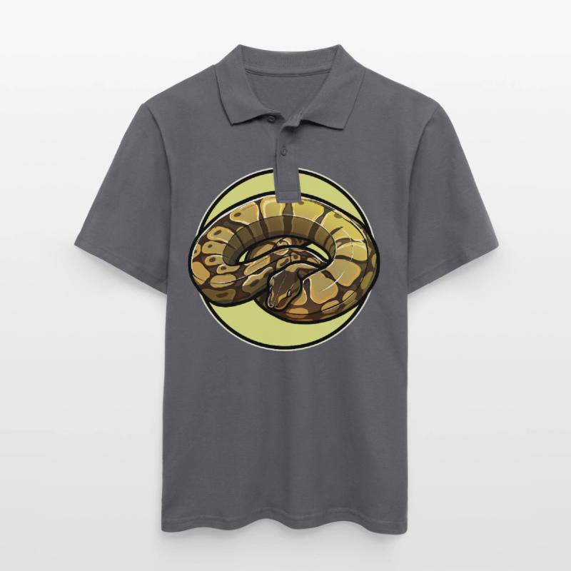 Ball Python Königspythons Königspython Männer Poloshirt