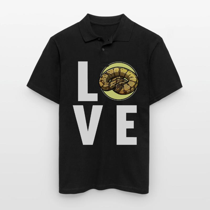 Ball Python King Python King Python Men's Polo Shirt