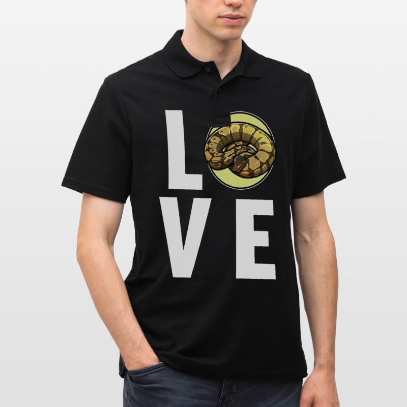 Ball Python King Python King Python Men's Polo Shirt