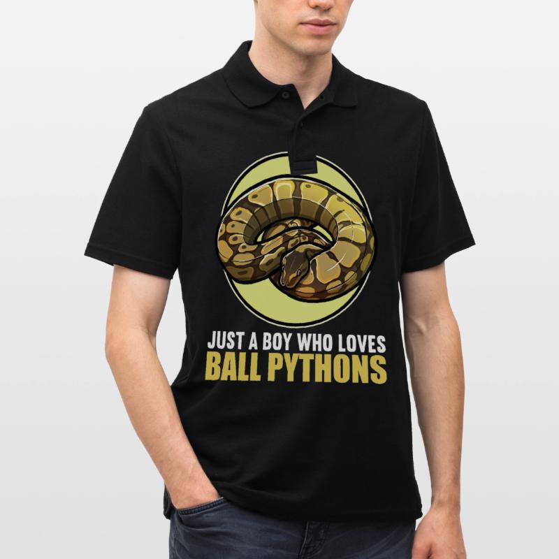 Ball Python King Python King Python Men's Polo Shirt