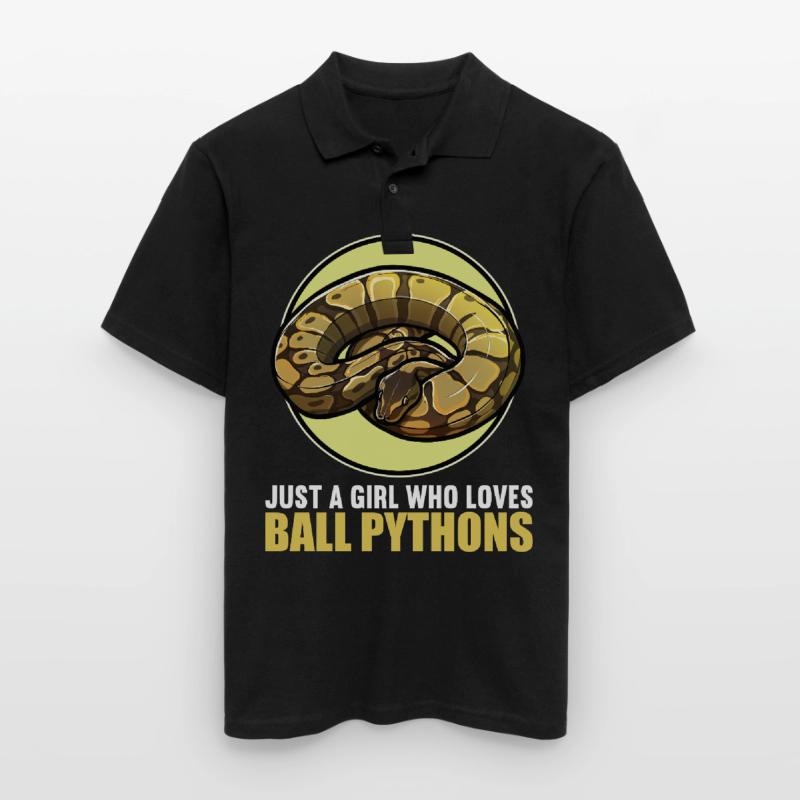Ball Python King Python King Python Men's Polo Shirt