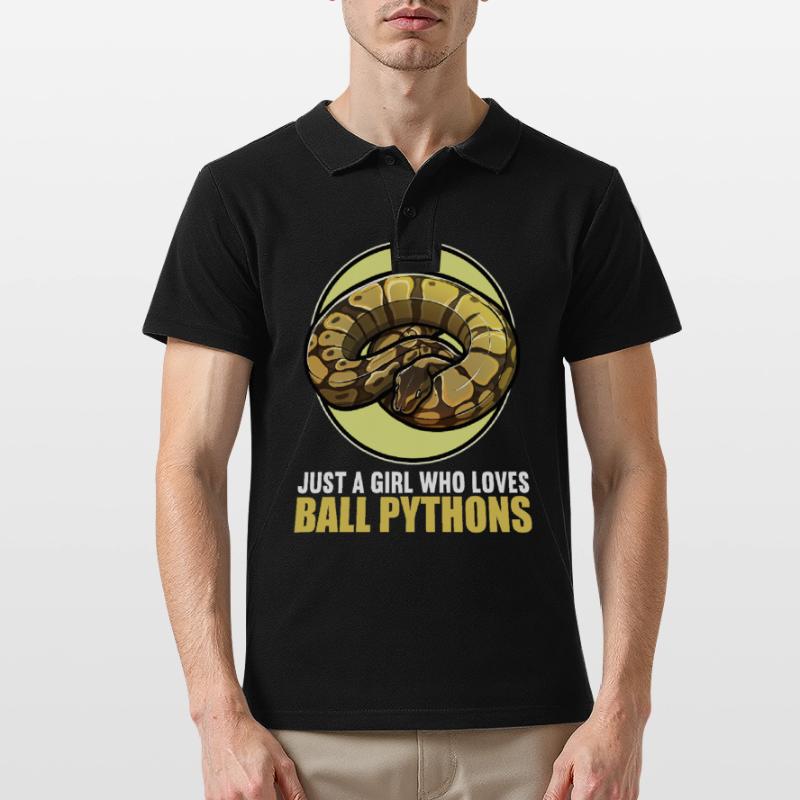 Ball Python King Python King Python Men's Polo Shirt