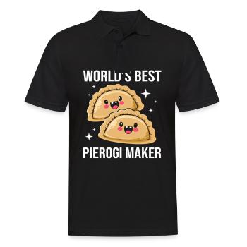 Pierogi Polen Polnisch - Männer Poloshirt - Schwarz - Vorne - Kai (181cm)
