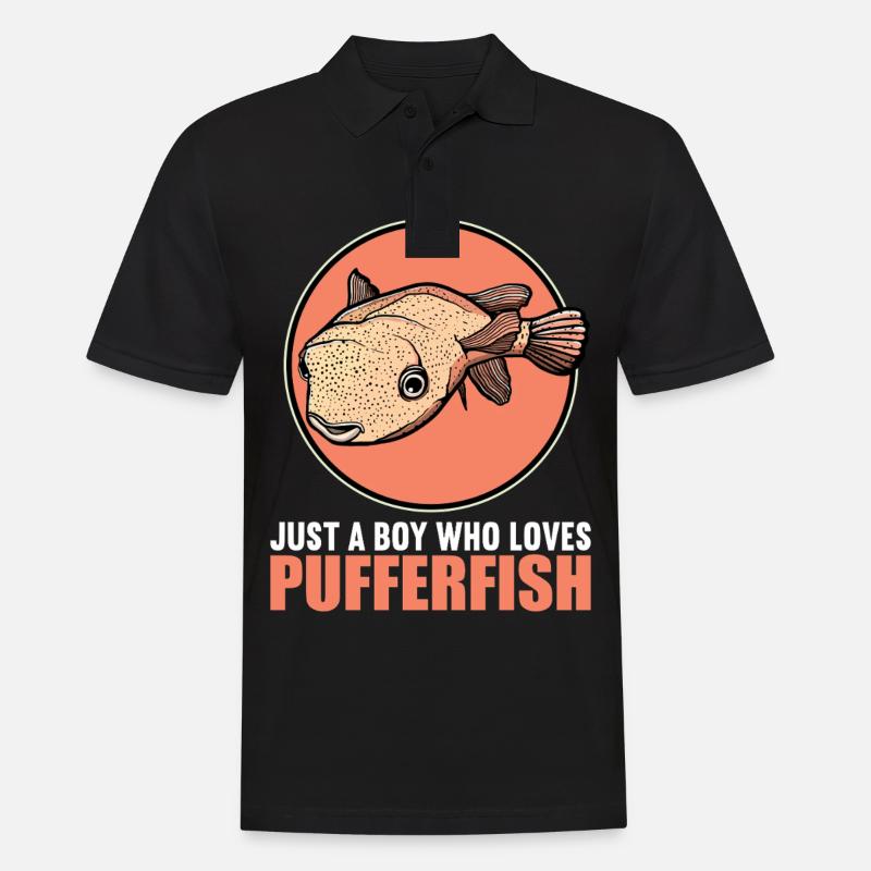 Kugelfische Kugelfisch - Männer Poloshirt - Schwarz