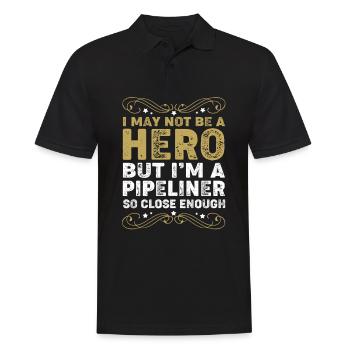 Installation Installateur Serrurier - Polo Homme - noir - Devant - Kai (181cm)