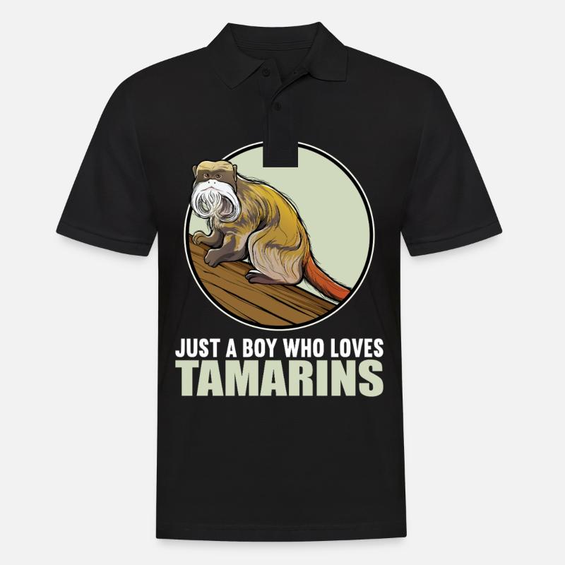 Tamarine Tamarin - Männer Poloshirt - Schwarz