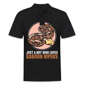 Gabon Vipers Gabon Vipers - Men's Polo Shirt - black - Front - Kai (181cm)