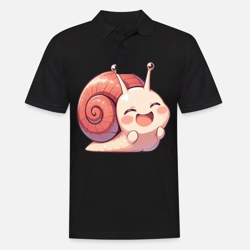 Escargots Escargot - Polo Homme - noir