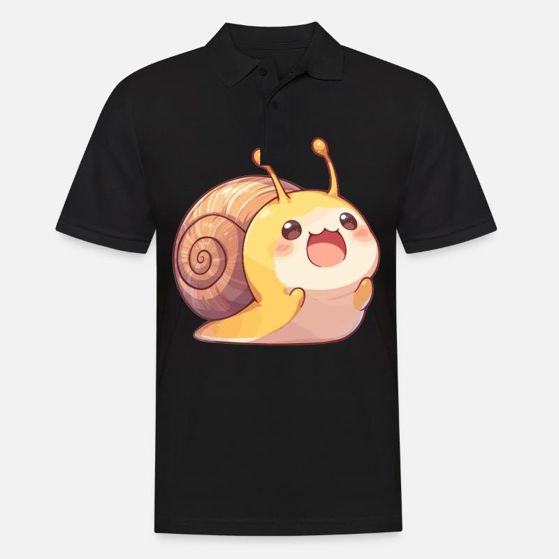 Escargots Escargot - Polo Homme - noir