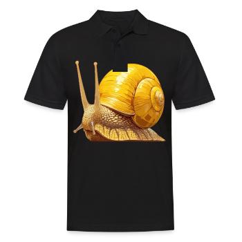 Escargots Escargot - Polo Homme - noir - Devant - Kai (181cm)