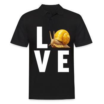 Escargots Escargot - Polo Homme - noir - Devant - Kai (181cm)
