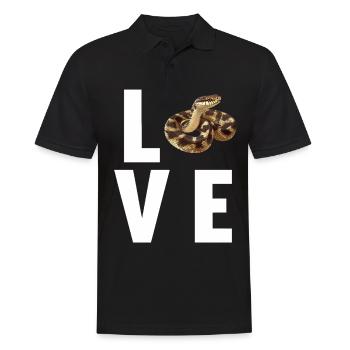 Snakes Snake - Men's Polo Shirt - black - Front - Kai (181cm)