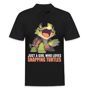 Snapping Turtles Snapping Turtle - Men's Polo Shirt - black - Front - Kai (181cm)