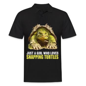 Snapping Turtles Snapping Turtle - Men's Polo Shirt - black - Front - Kai (181cm)