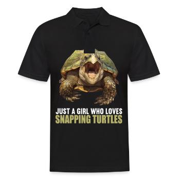 Snapping Turtles Snapping Turtle - Men's Polo Shirt - black - Front - Kai (181cm)