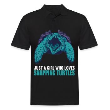 Snapping Turtles Snapping Turtle - Men's Polo Shirt - black - Front - Kai (181cm)