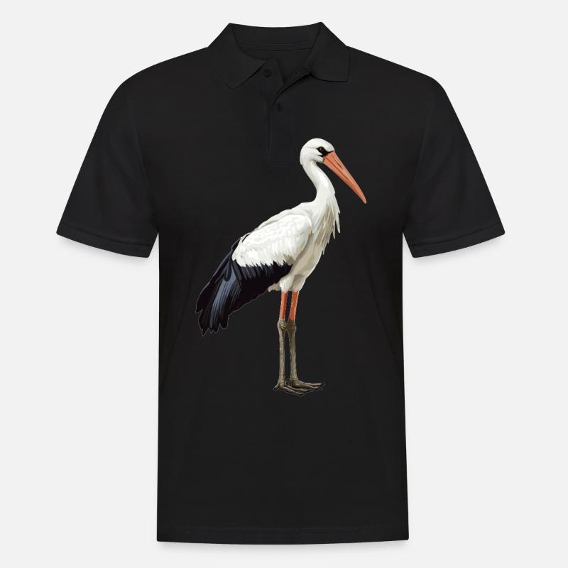 Storks Stork - Men's Polo Shirt - black