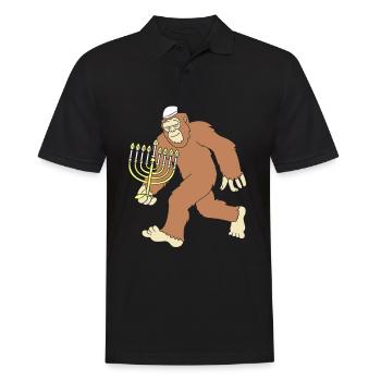 Hanukah Hanukkah Chanukkah - Männer Poloshirt - Schwarz - Vorne - Kai (181cm)