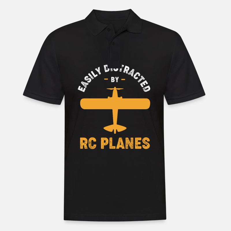 Modellflugzeug Modellflug - Männer Poloshirt - Schwarz