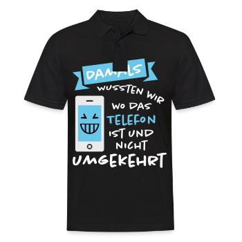 Lustig Lustiger Spruch Funny Geschenk Lustige - Männer Poloshirt - Schwarz - Vorne - Kai (181cm)