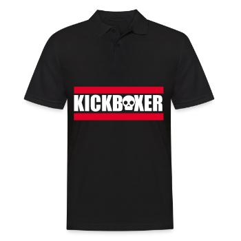 kickboxing KICKBOXING - Männer Poloshirt - Schwarz - Vorne - Kai (181cm)