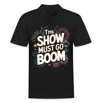 Pyrotechnie Feux d’artifice Pyrotechnie - Polo Homme - noir - Devant - Kai (181cm)