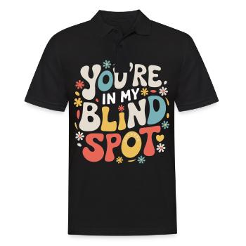 Blinde Blindheit Sehbehinderte Menschen - Männer Poloshirt - Schwarz - Vorne - Kai (181cm)