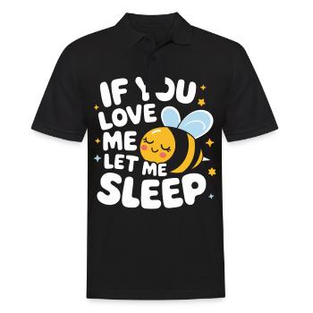 Honigbiene Imker Bienen Biene - Männer Poloshirt - Schwarz - Vorne - Kai (181cm)